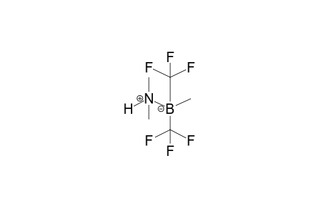 Bis(trifluoromethyl)methylborane dimethylamine (N-B)