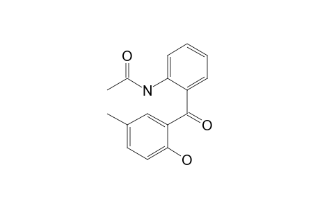 2'-(Acetamino)-5-methyl-2-hydroxybenzophenone