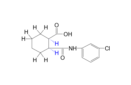 cis-2-[(m-chlorophenyl)carbamoyl]cyclohexanecarboxylic acid