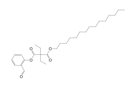 Diethylmalonic acid, 2-formylphenyl pentadecyl ester