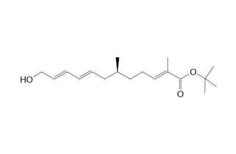 Tert-butylyl (2E,4E,10E)-(R)-(+)-2,6-dimethyl-12-hydroxydodeca-2,8,10-trienoate