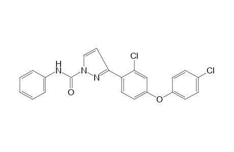 3-[2-CHLORO-4-(p-CHLOROPHENOXY)PHENYL]PYRAZOLE-1-CARBOXANILIDE