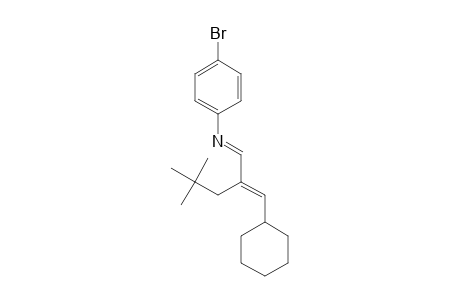 Benzenamine, 4-bromo-N-[2-(cyclohexylmethylene)-4,4-dimethylpentylidene]-