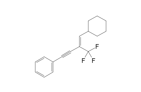 (Z)-(4-cyclohexyl-3-(trifluoromethyl)but-3-en-1-yn-1-yl)benzene