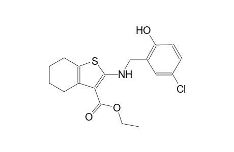 benzo[b]thiophene-3-carboxylic acid, 2-[[(5-chloro-2-hydroxyphenyl)methyl]amino]-4,5,6,7-tetrahydro-, ethyl ester