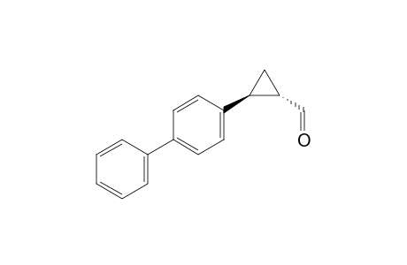 trans-2-([1,1'-Biphenyl]-4-yl)cyclopropanecarbaldehyde