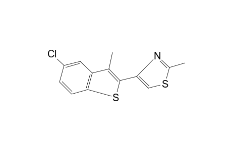 4-(5-chloro-3-methylbenzo[b]thien-2-yl)-2-methylthiazole