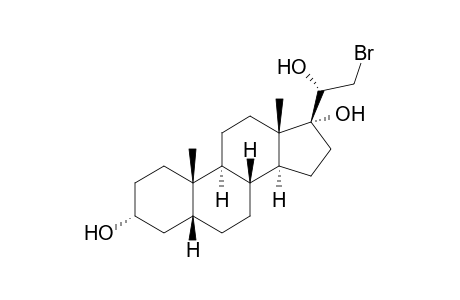 21-Bromo-5β-pregnane-3α,17,20β-triol