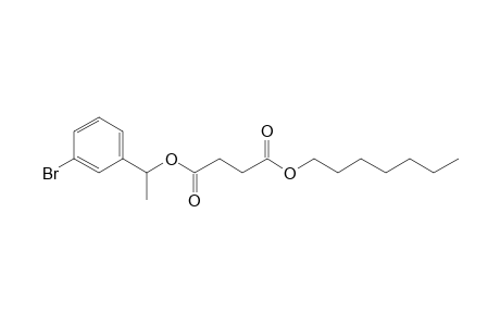 Succinic acid, 1-(3-bromophenyl)ethyl heptyl ester