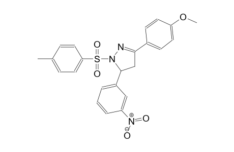 1H-pyrazole, 4,5-dihydro-3-(4-methoxyphenyl)-1-[(4-methylphenyl)sulfonyl]-5-(3-nitrophenyl)-