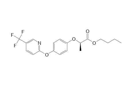 Propanoic acid, 2-(4-((5-(trifluoromethyl)-2-pyridinyl)oxy)phenoxy)-, butyl ester, (R)-