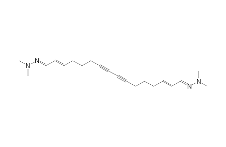 (2E,14E)-Hexadeca-2,14-diene-7,9-diyne-1,16-dial bis(N,N-dimethylhydrazone)