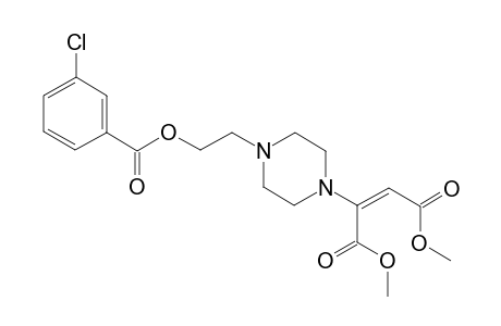 1-[2-(3-Chlorobenzoyloxyl)eth-1-yl]-4-[(E)-1,2-(dimethoxycarbonyl)ethen-1-yl]piperazine