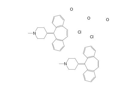 Cyproheptadine hydrochloride sesquihydrate