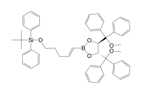 (4R,5R)-2-[(E)-2-[3-tert-Butyl(diphenyl)siloxypropyl]ethenyl]-4,5-bis[methoxy(diphenyl)methyl]-1,3.2-dioxaborolane