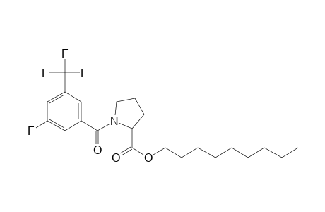 L-Proline, N-(3-fluoro-5-trifluoromethylbenzoyl)-, nonyl ester