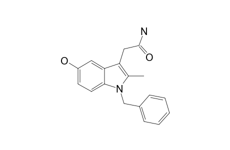 3-(AMIDOMETHYL)-2-METHYL-1-(PHENYLMETHYL)-5-HYDROXYINDOLE