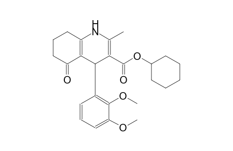 cyclohexyl 4-(2,3-dimethoxyphenyl)-2-methyl-5-oxo-1,4,5,6,7,8-hexahydro-3-quinolinecarboxylate