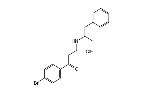 4'-Bromo-3-(alpha-methylphenethylamino)propiophenone, hydrochloride