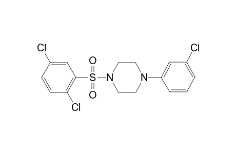 1-(3-Chlorophenyl)-4-[(2,5-dichlorophenyl)sulfonyl]piperazine