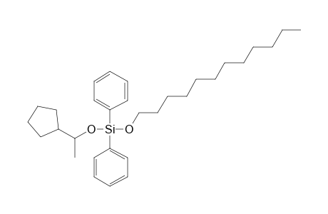 Silane, diphenyl(1-cyclopentylethoxy)dodecyloxy-