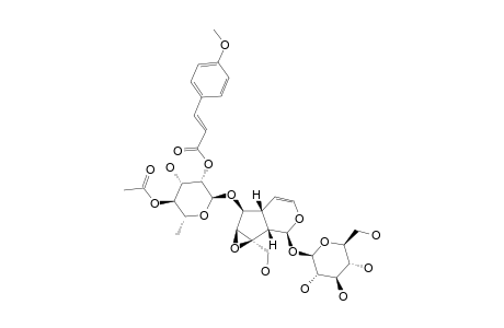 6-O-ALPHA-L-(2''-O-TRANS-PARA-METHOXYCINNAMOYL-4''-O-ACETYL)-RHAMNOPYRANOSYL-CATALPOL