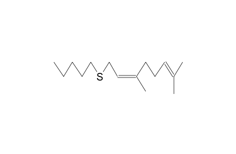 1-(3,7-DIMETHYL-2Z,6-OCTADIENYL)PENTYLSULPHIDE