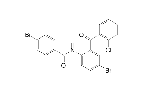 4-Bromo-N-[4-bromo-2-(2-chlorobenzoyl)phenyl]benzamide