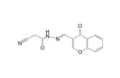 cyanoacetic acid, [(4-oxo-4H-1-benzopyran-3-yl)methylene]hydrazide
