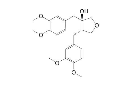 (3S,4S)-3,4-bis[(3,4-dimethoxyphenyl)methyl]-3-oxolanol