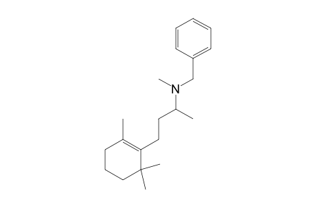 N-Benzyl-N,alpha,2,6,6-pentamethyl-1-cyclohexene-1-propylamine