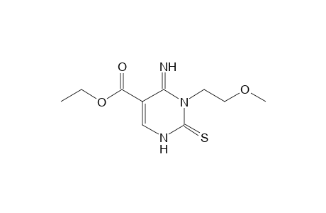 4-imino-3-(2-methoxyethyl)-1,2,3,4-tetrahydro-2-thioxo-5-pyrimidinecarboxylic acid, ethyl ester