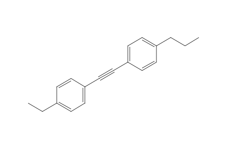 1-Ethyl-4-[(4-n-propylphenyl)ethynyl]benzene