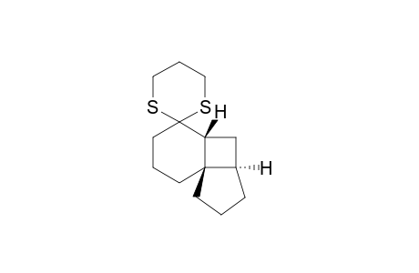 (3aR,4aR,8aS)-Octahydro-6H-spiro{cyclopenta[1,4]cyclobuta[1,2]benzene-5,2'-[1,3]dithiane}