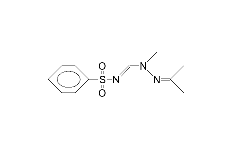 N-(phenylsulfonyl)formimidic acid, isopropylidenemethylhydrazide