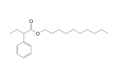 Butyric acid, 2-phenyl-, decyl ester