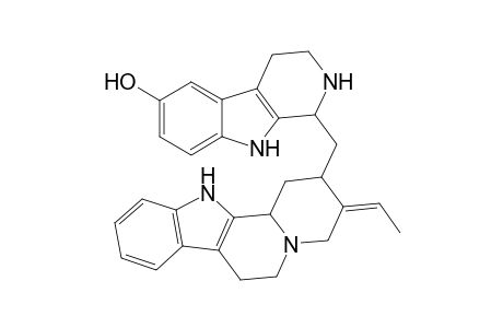 1H-Pyrido[3,4-b]indol-6-ol, 1-[[16(R),19E]-19,20-didehydro-17-norcorynan-16-yl]-2,3,4,9-tetrahydro-