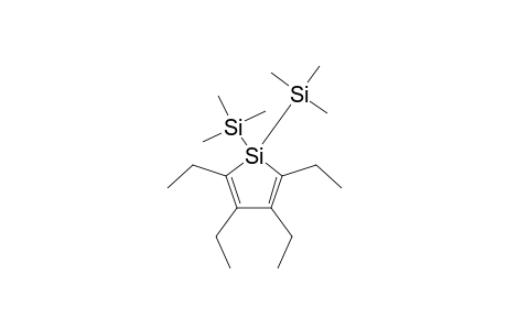 1,1-BIS-(TRIMETHYLSILYL)-2,3,4,5-TETRAETHYL-1-SILACYLOPENTADIENE;[(ME3SI)2SICL4ET4]