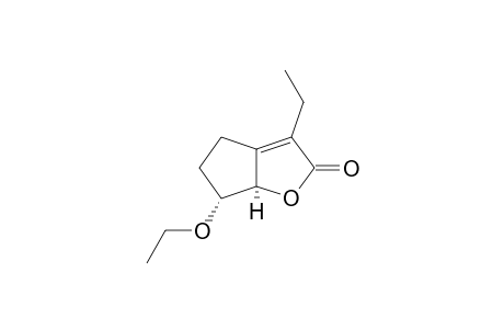 (6R,6aR)-6-ethoxy-3-ethyl-4,5,6,6a-tetrahydrocyclopenta[d]furan-2-one