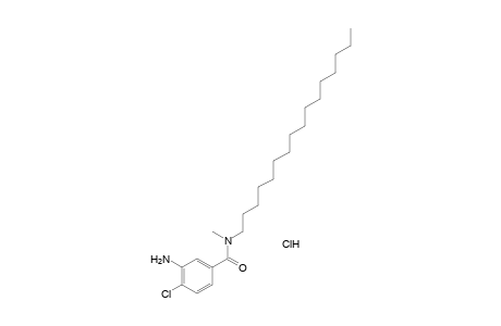 3-amino-4-chloro-N-hexadecyl-N-methylbenzamide, monohydrochloride