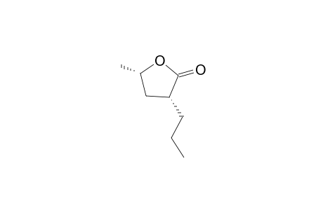 (2R*,4S*)-4-METHYL-2-PROPYL-4-BUTANOLIDE