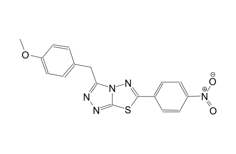 3-(4-methoxybenzyl)-6-(4-nitrophenyl)[1,2,4]triazolo[3,4-b][1,3,4]thiadiazole