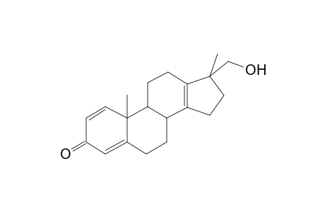 Metandienone-M (18-nor-17b-HO-CH3,17a-methylandrost-1,4,13-triene-3-one) MS2