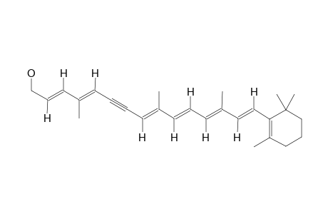(2E,4E,8E,10E,12E,14E)-4,9,13-trimethyl-15-(2,6,6-trimethyl-1-cyclohexenyl)pentadeca-2,4,8,10,12,14-hexaen-6-yn-1-ol