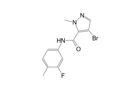 4-bromo-N-(3-fluoro-4-methylphenyl)-1-methyl-1H-pyrazole-5-carboxamide