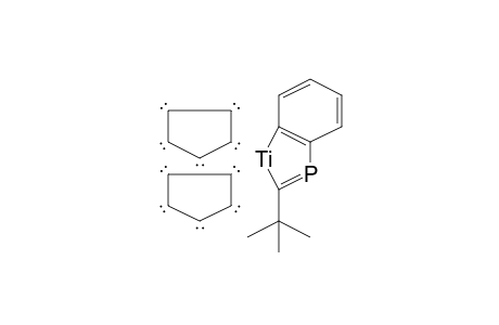 Titanium, bis(.eta.5-2,4-cyclopentadien-1-yl)[(2,2-dimethylpropylidyne)phosphinidyne-1,2-phenylene]-