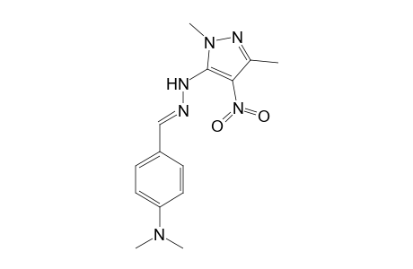 4-(Dimethylamino)benzaldehyde (1,3-dimethyl-4-nitro-1H-pyrazol-5-yl)hydrazone