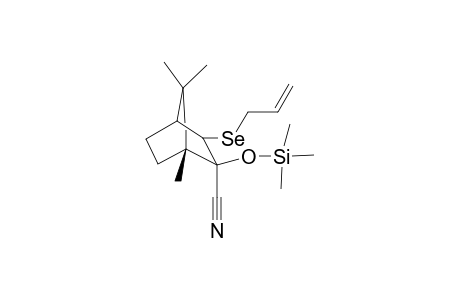 (R)-3-Allylselanyl-1,7,7-trimethyl-2-trimethylsilanyloxy-bicyclo[2.2.1]heptane-2-carbonitrile