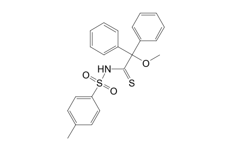 .alpha.-methoxy-N-((4-methylphenyl)sulfonyl)-.alpha.-phenylbenzeneethanethioamide