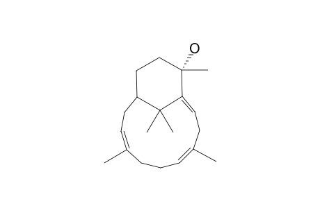 (S) 4,8,14,15,15-Pentamethylbicyclo[9.3.1.]pentadeca-1,4,8-trien-14-ol